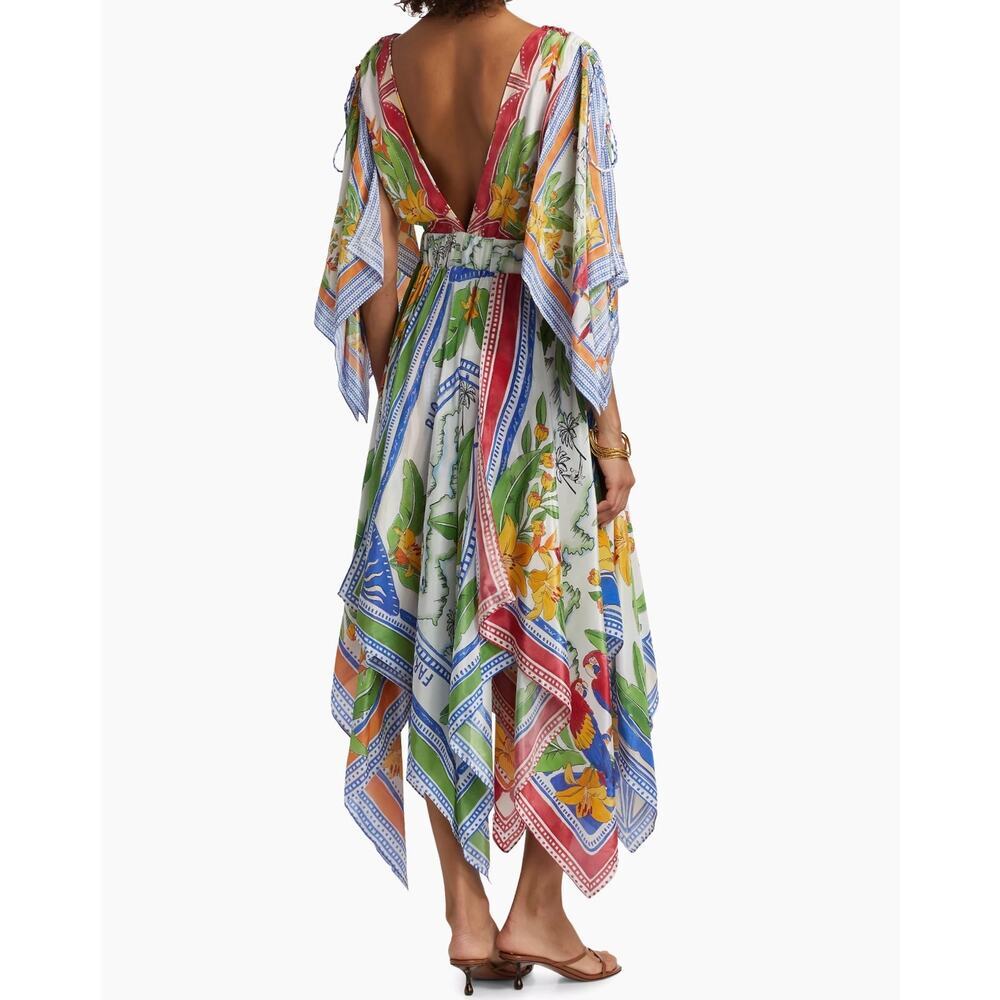 Farm Rio | Tropical Destination Scarf Maxi Dress - Picture 2 of 5